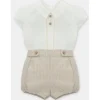 Martin Aranda - Baby Set Shirt & Bloomer Woven Fabric Firenze, Arena Clearance