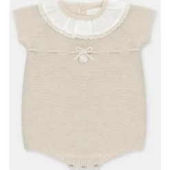Martin Aranda - Baby Short Knit Romper Volterra, Lavanda Clearance