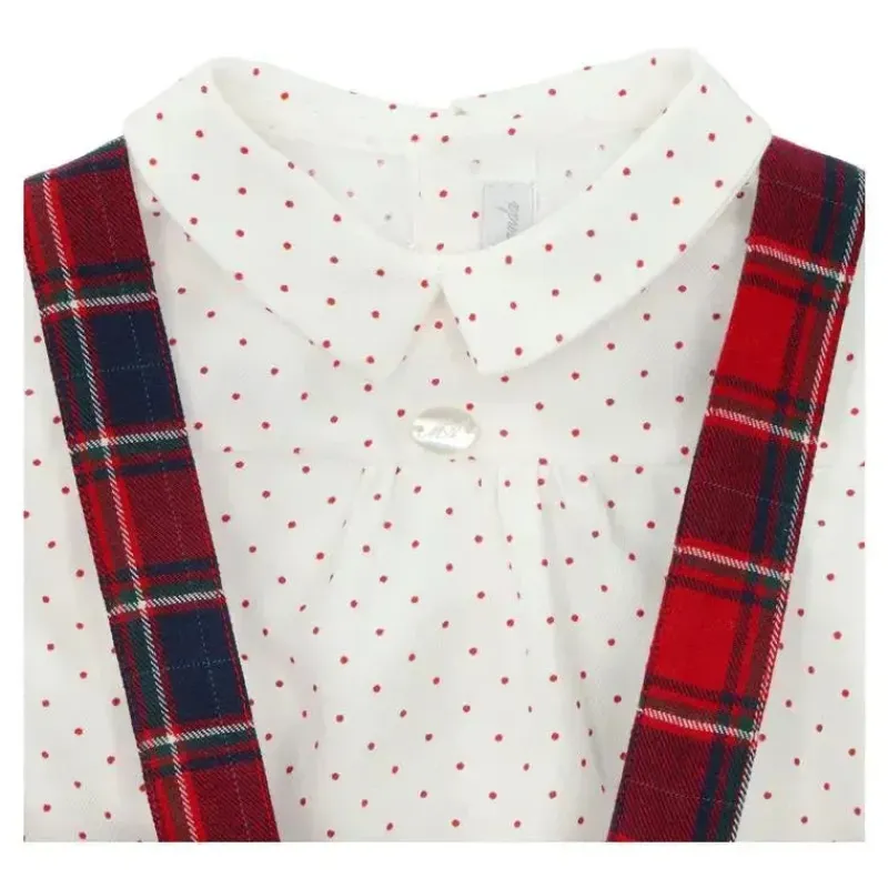 martin_aranda__conjunto_c_SKUP8TMLtB9_1.webp Martin Aranda - Conjunto Camisa e Bloomer Woven Boy Natale, Vermelho/Branco Sale