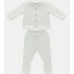 Martin Aranda - Take Me Home Set Sweater & Leggings Knit Albi, White Clearance