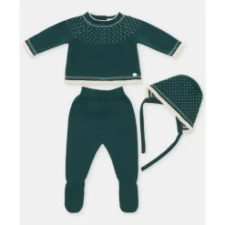 Martin Aranda - Take Me Home Set Sweater, Leggings & Bonnet Dark Blue Best