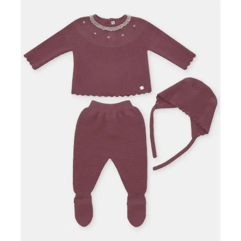 martin_aranda__take_me_ho_SKUkoZTmgmq_0.webp Martin Aranda - Take Me Home Set Sweater, Leggings & Bonnet Plum, Light Pink Outlet