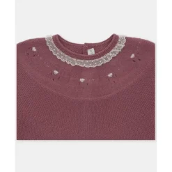 Martin Aranda - Take Me Home Set Sweater, Leggings & Bonnet Plum, Light Pink Outlet