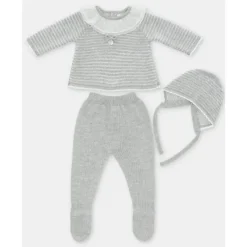 Martin Aranda - Take Me Home Set Sweater, Leggings & Bonnet Flounce Glace, Light Pink Outlet