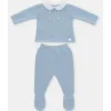 Martin Aranda - Take Me Home Set Sweater & Leggings Knit Monterioralle, Celeste Bebé Outlet