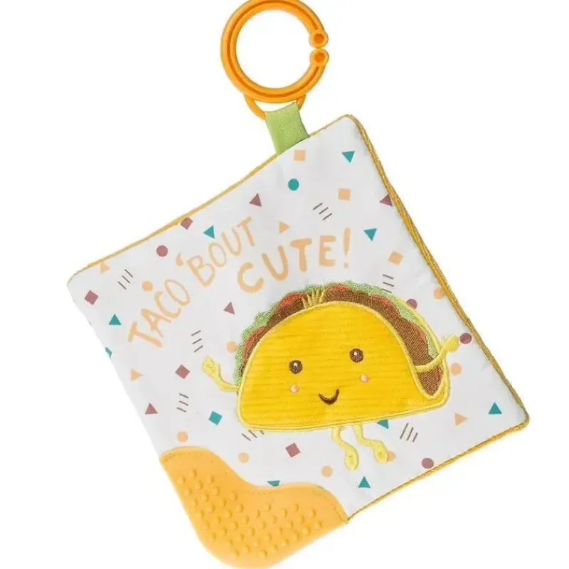 mary_meyer__brinquedo_mor_SKUIPYzpJCF_0.webp Mary Meyer - Brinquedo mordedor Sweet Soothie Crinkle com papel para bebê e Squeaker, Taco Bout Cute Outlet