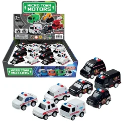 Master Toys u0026 Novelties Master Toys - 2 Police & Ambulance Vehicles, 1 pc (Assorted Desgin) Online