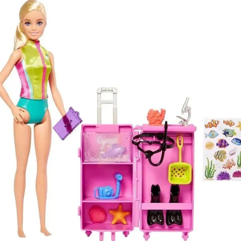 mattel__barbie_biloga_mar_SKUjeEY1tWJ_0.webp Mattel - Barbie Bióloga Marinha Playset Outlet
