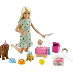 Mattel - Barbie Blonde Feature Pet - Brinquedo infantil New