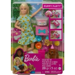 Mattel - Barbie Blonde Feature Pet - Brinquedo infantil New