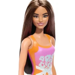 Fisher-Price Mattel - Barbie Boneca de Praia com Maiô Laranja New