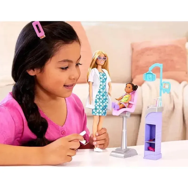 mattel__barbie_carreira_d_SKUnsmjrCDH_4.webp Mattel - Barbie Carreira Dentista, Loira Outlet