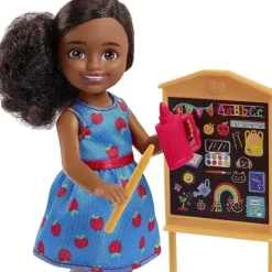 Fisher-Price Mattel - Barbie Chelsea Morena Boneca Professora Outlet