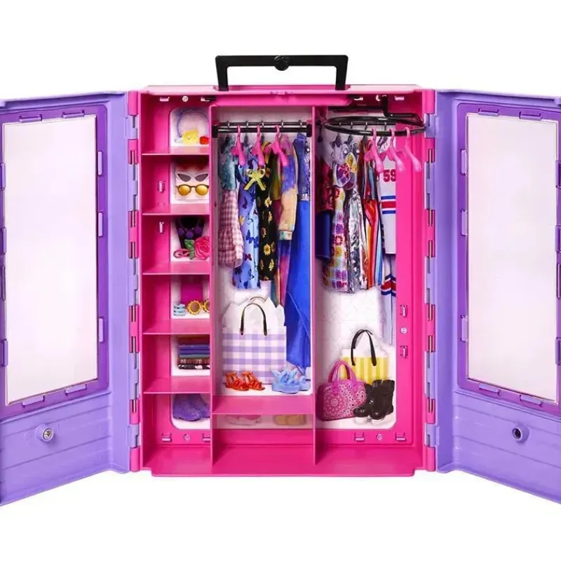 mattel__barbie_fashionist_SKU5LuTklp9_2.webp Fisher-Price Mattel - Barbie Fashionistas Ultimate Closet com roupas da Barbie New
