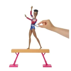 Mattel - Barbie Ginástica Playset: Boneca Barbie Morena Sale