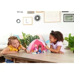 Fisher-Price Mattel - Barbie Let's Go Camping Playset com bonecas Brooklyn e Malibu Discount