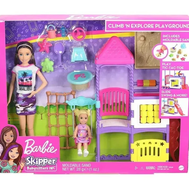 mattel__barbie_skipper_ba_SKU9Exi2I6E_4.webp Mattel - Barbie Skipper Babysitters Inc. Playground Climb 'N Explore Sale