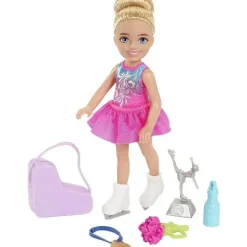 Fisher-Price Mattel - Boneca Barbie Chelsea Loira Patinadora no Gelo Hot