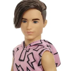 Fisher-Price Mattel - Boneca Barbie Ken, cabelo castanho com raízes finas Online