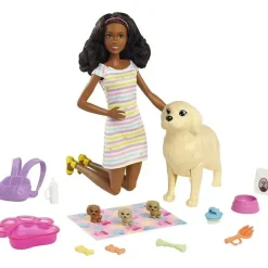 Fisher-Price Mattel - Boneca Barbie Morena com Mamãe Cachorra Sale