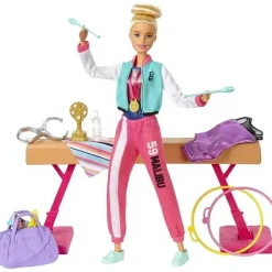 Fisher-Price Mattel - Brinquedo de Ginástica Barbie com Boneca New