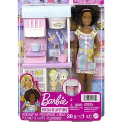 Fisher-Price Mattel - Conjunto Barbie Sorveteria com Boneca Morena Sale