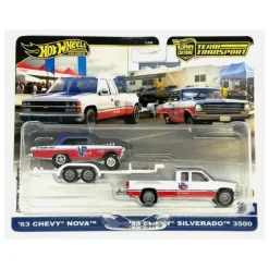 Mattel - Equipe de transporte '88 Chevy Silverado 3500 e '63 Chevy Nova Discount