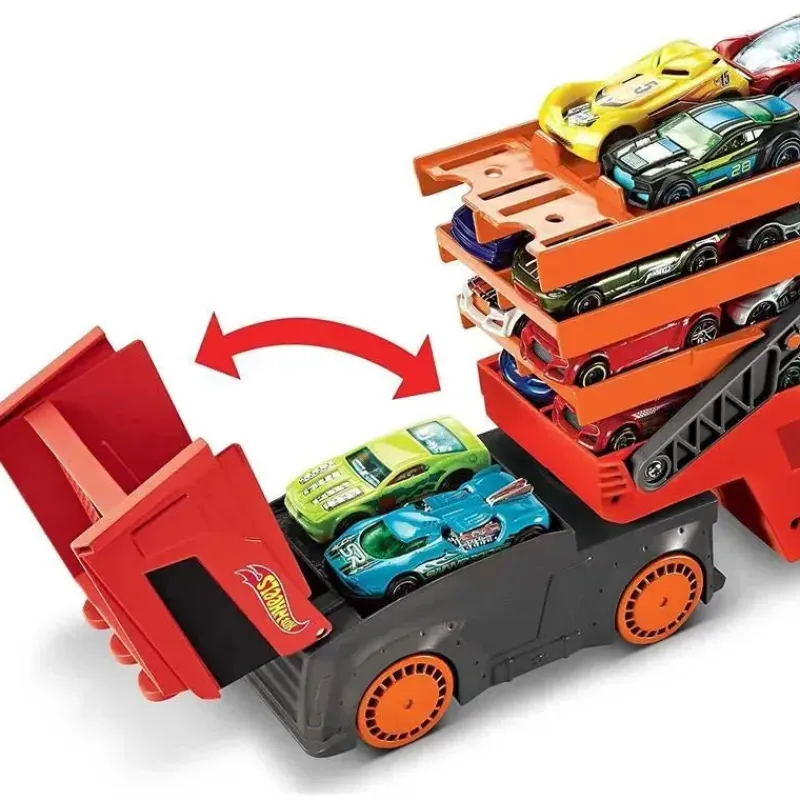 mattel__hot_wheels_mega_h_SKUjti8Mv0a_2.webp Fisher-Price Mattel - Hot Wheels Mega Hauler com 6 níveis expansíveis Clearance
