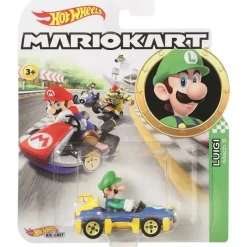 Mattel - Hw Mario Kart, Luigi Online