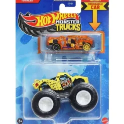 Mattel - Hw Mt Die-Cast & Truck Totaled And Crushed Van - Blind-Sided New