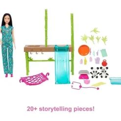 Mattel - Playset de resgate da Barbie Panda Hot