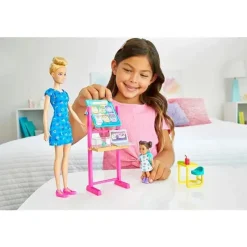 Fisher-Price Mattel - Tema Barbie Professora com Boneca Loira Hot