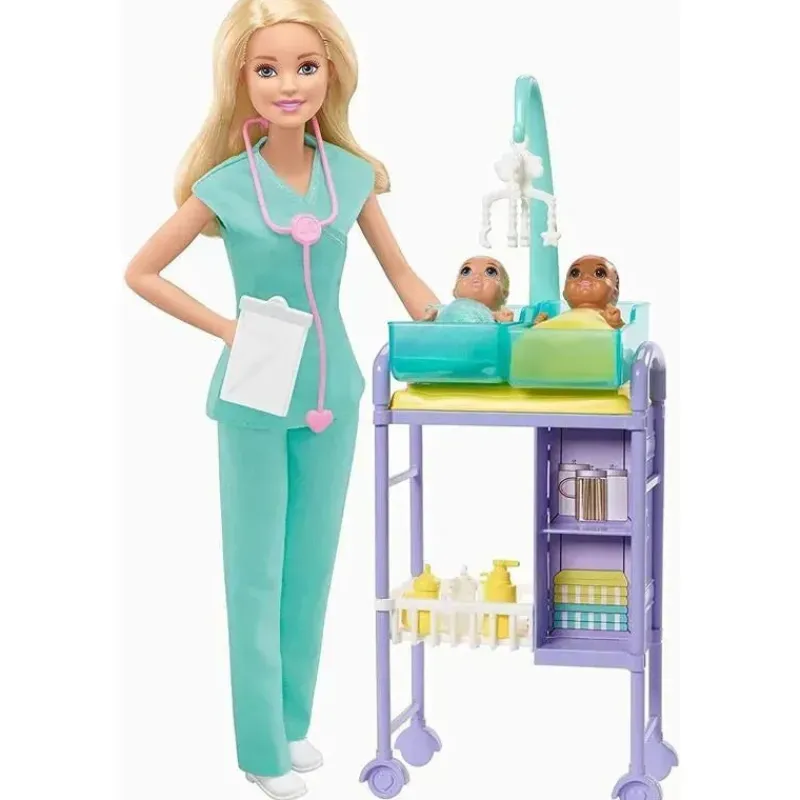 mattel_barbie_careers__ba_SKUS7lNq6mh_1.webp Mattel Barbie Careers - Baby Doctor Playset Outlet