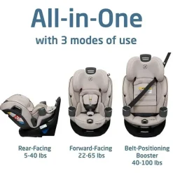 Maxi-Cosi - Assento de carro conversível Emme 360 ​​All-in-One, Desert Wonder Best
