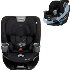Maxi-Cosi - Emme 360 Assento de carro conversível giratório tudo-em-um, preto meia-noite Best