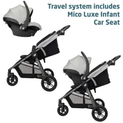 Maxi-Cosi - Sistema de viagem de 3 rodas Gia XP Luxe, Midnight Moon Best