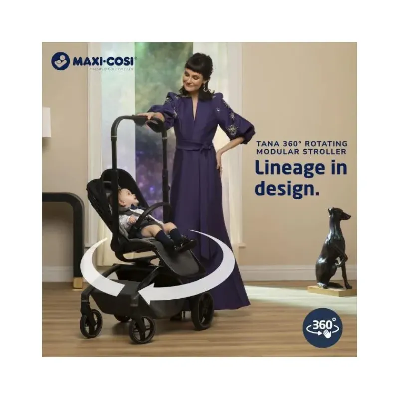 maxicosi__tana__rotating__SKUlI3KVtWd_5.webp Maxi-Cosi - Tana 360 Rotating Modular Stroller Kindred Collection, Onyx Heritage Online