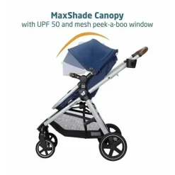 Maxi-Cosi - Zelia 2 Luxe 5 em 1 Modular Travel System, New Hope Navy Hot