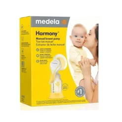 Medela - Bomba tira leite manual com Flex Shields Harmony de mão única Clearance