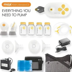 Medela - Bomba Tira Leite In Style com MaxFlow Dupla Elétrica New