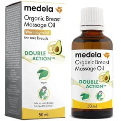 Medela - óleo orgânico de massagem mamária para mães que amamentam Outlet