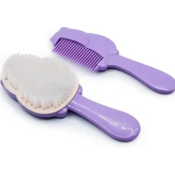Melii - 2 Piece Hair Brush And Comb Set, Cat Clearance