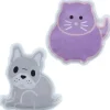 Melii - bolsas de gelo em gel, 2 unidades, mantém almoços e lanches frescos, reutilizáveis, Bulldog e Cat Discount