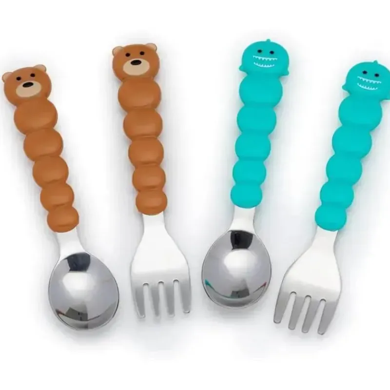 melii__conjunto_de_colher_SKUEjgKk0px_0.webp Melii - conjunto de colher e garfo para alimentação infantil e infantil 4 unidades, tubarão e urso Outlet