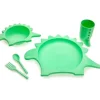 Melii - Conjunto de refeições para alimentação de celulose 5Pk, dinossauro New