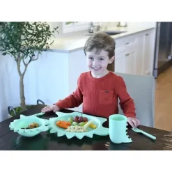 Melii - Conjunto de refeições para alimentação de celulose 5Pk, dinossauro New