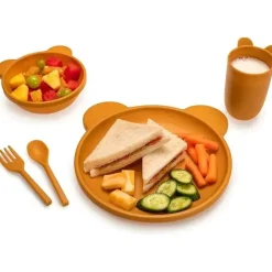 Melii - Conjunto de refeições para alimentação de celulose 5Pk, Urso Sale