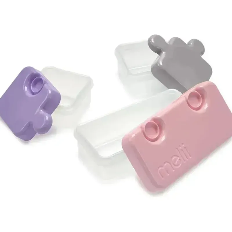 melii__recipiente_de_arma_SKUJHdmNfAu_2.webp Melii - Recipiente de armazenamento de alimentos Puzzle Bento Box, 3 compartimentos, rosa, roxo e cinza Best