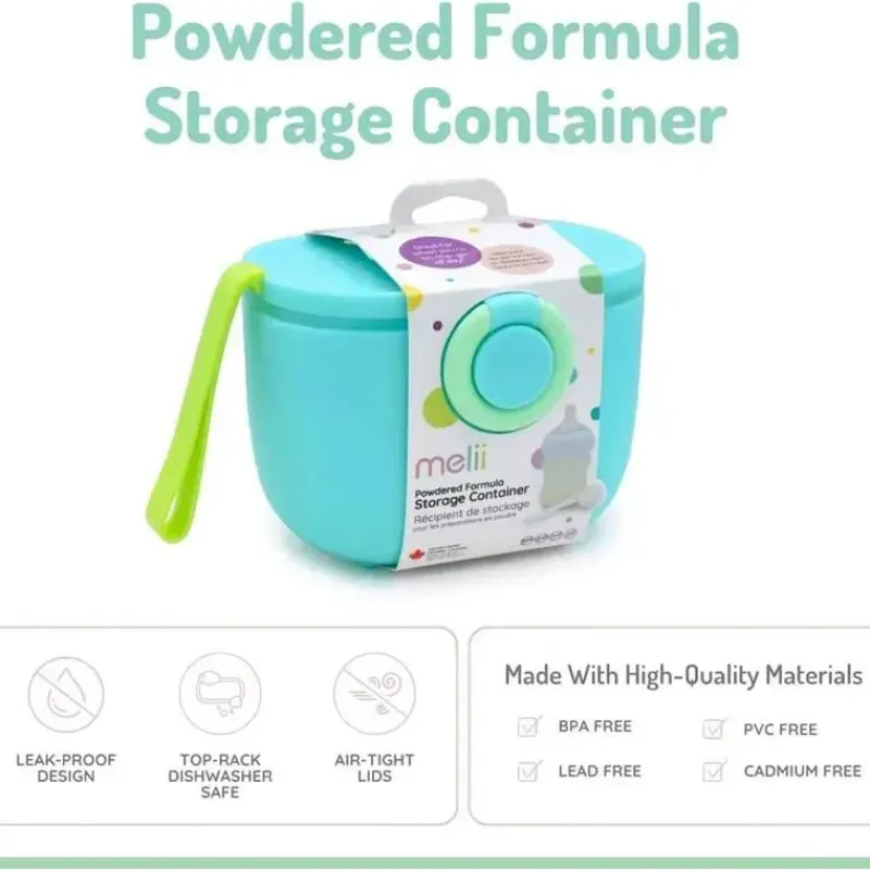 melii__recipiente_de_arma_SKUisU5oE1n_3.webp Melii - Recipiente de armazenamento de fórmulas para bebês com colher integrada, capacidade de 400ml / 13,5 onças, azul Online
