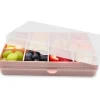Melii - recipiente para lanches dividido com 12 compartimentos, rosa Discount